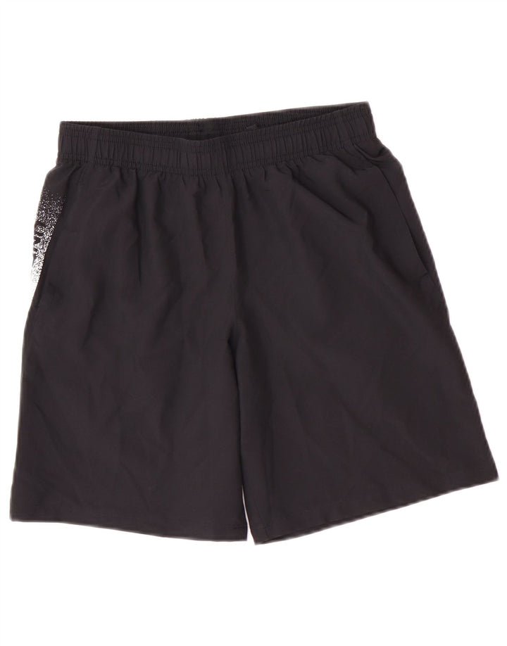 Under Armour Boys Graphic Sport Shorts 11-12 Years Large Black Polyester