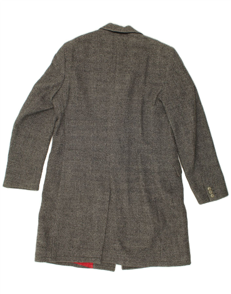 GIANFRANCO FERRE Mens Overcoat UK 38 Medium Grey Wool Vintage Gianfranco Ferre and Second-Hand Gianfranco Ferre from Messina Hembry 