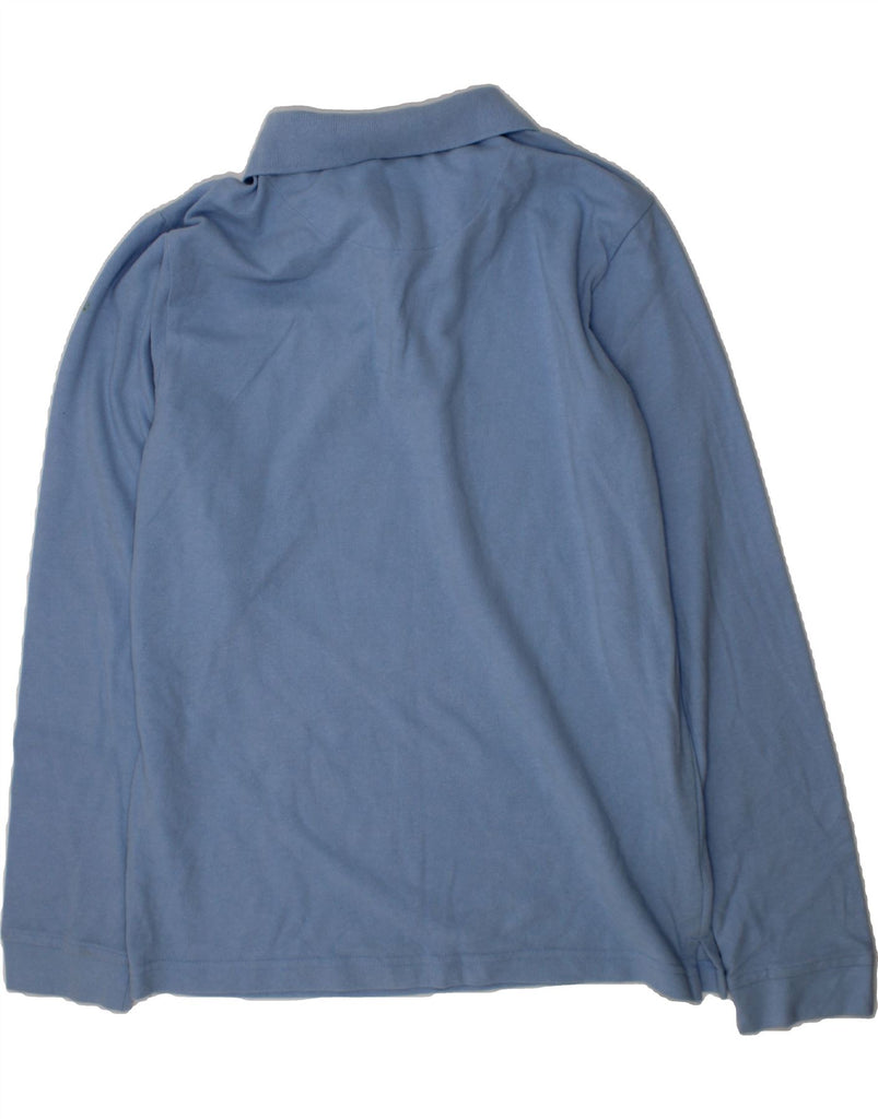 IZOD Boys Long Sleeve Polo Shirt 15-16 Years XL  Blue Cotton Vintage Izod and Second-Hand Izod from Messina Hembry 