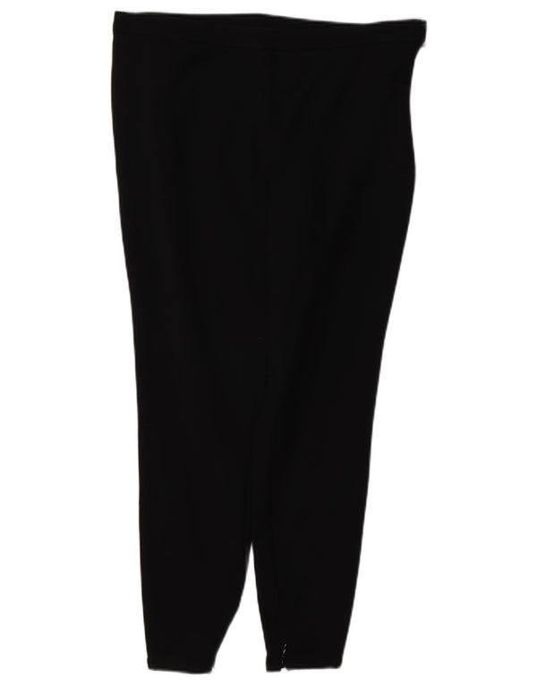 Massimo Dutti Womens Skinny Cropped Trousers EU 40 Medium W30 L24 Black