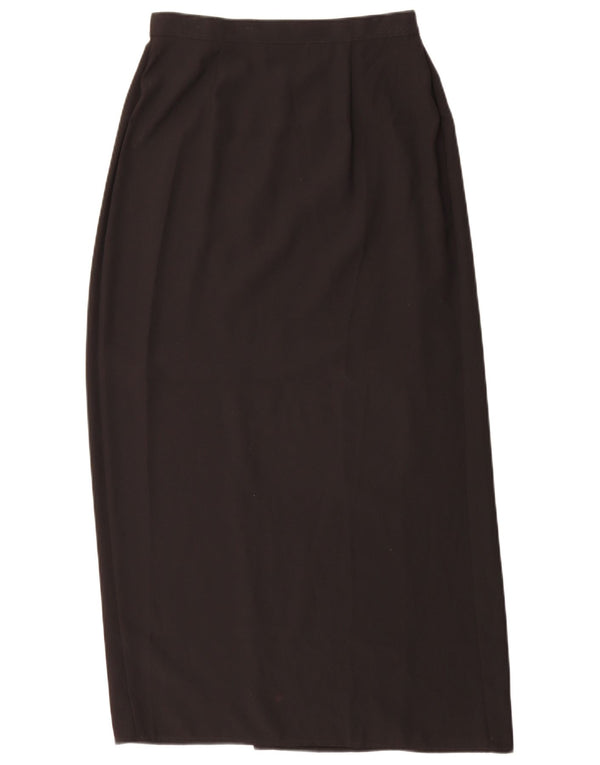 Marks & Spencer Womens Wrap Skirt UK 12 Medium W28  Black Polyester