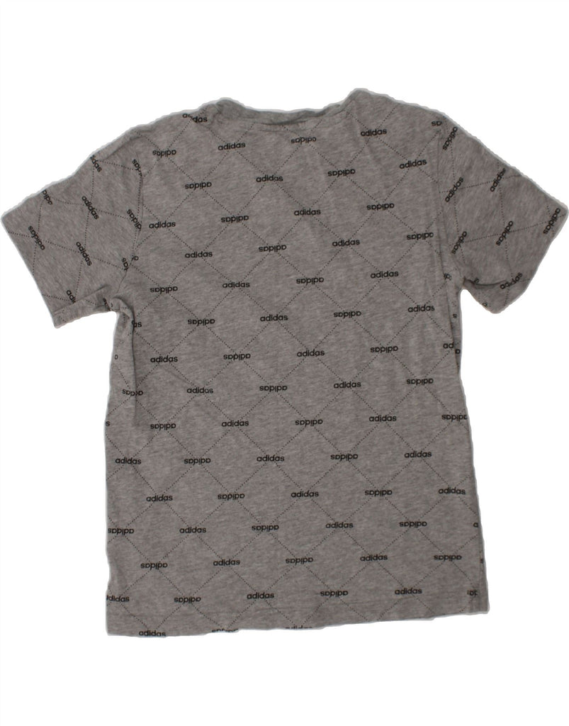 ADIDAS Boys Graphic T-Shirt Top 11-12 Years Medium  Grey Cotton Vintage Adidas and Second-Hand Adidas from Messina Hembry 