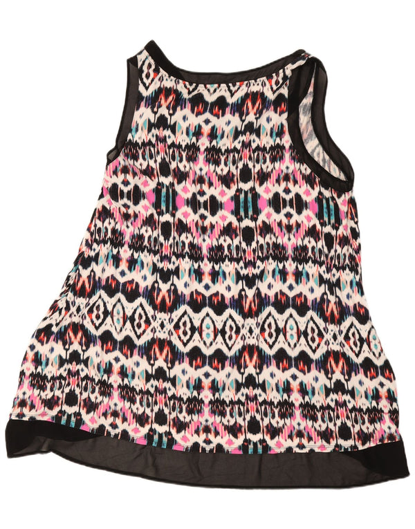 Autograph Womens Sleeveless Tunic Dress UK 24 2XL Multicoloured Geometric