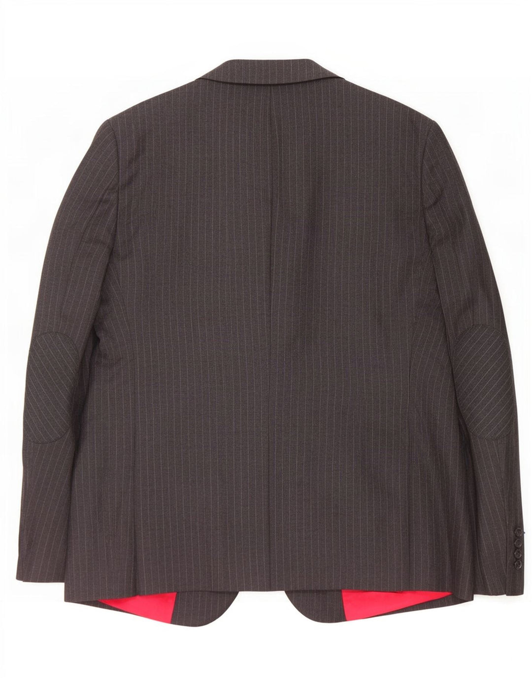 Tommy Hilfiger Mens 2 Button Blazer Jacket IT 56 3XL Grey Pinstripe