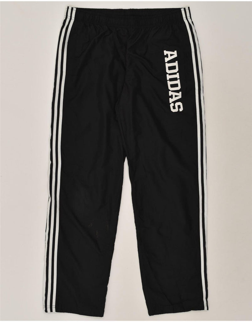 ADIDAS Mens Tracksuit Trousers Large Black | Vintage Adidas | Thrift | Second-Hand Adidas | Used Clothing | Messina Hembry 