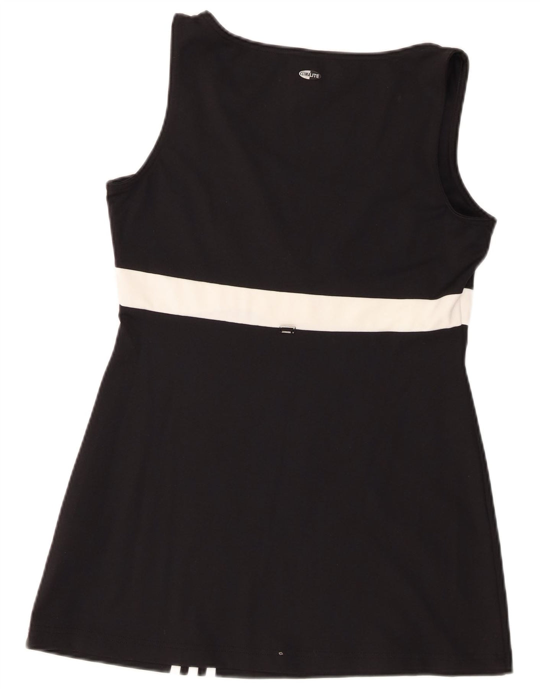 Adidas Womens Climalite Vest Top UK 14 Medium Black Colourblock Polyester