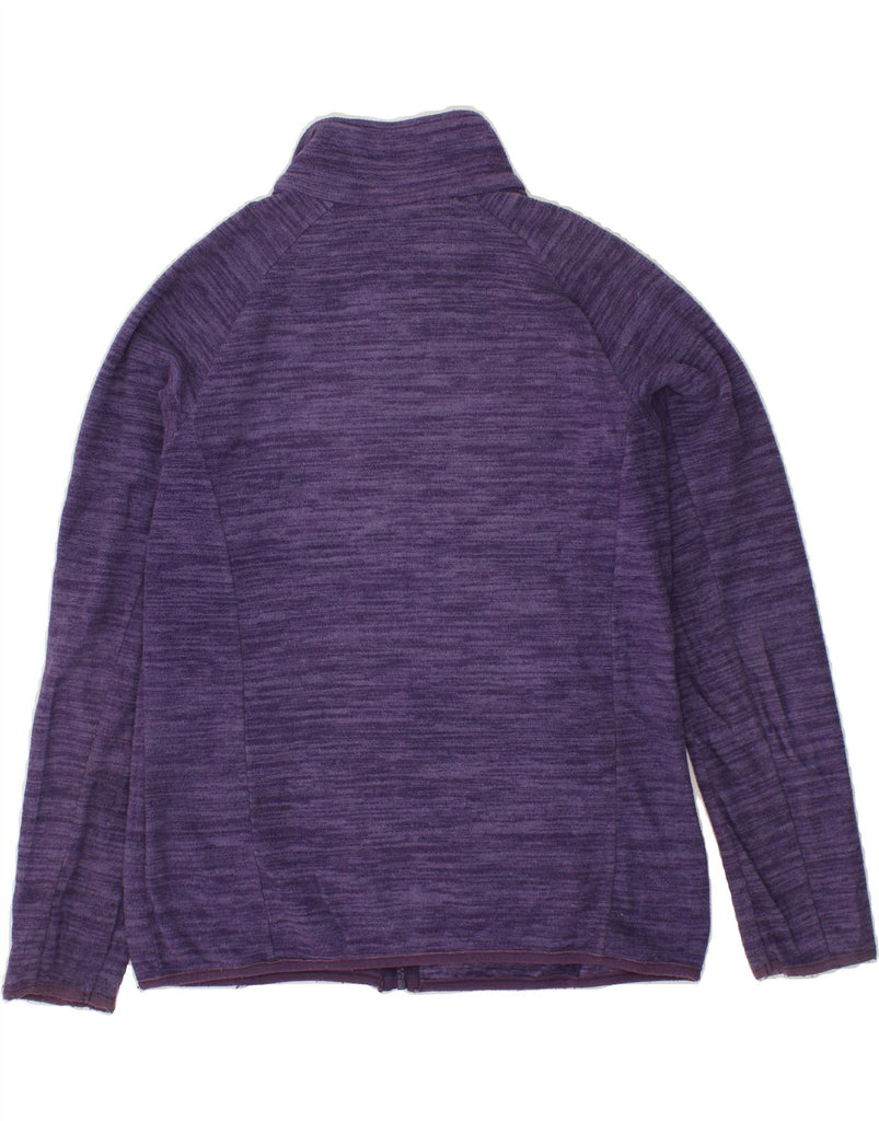 MOUNTAIN WAREHOUSE Womens Fleece Jacket UK 12 Medium Purple Polyester Vintage Mountain Warehouse and Second-Hand Mountain Warehouse from Messina Hembry 