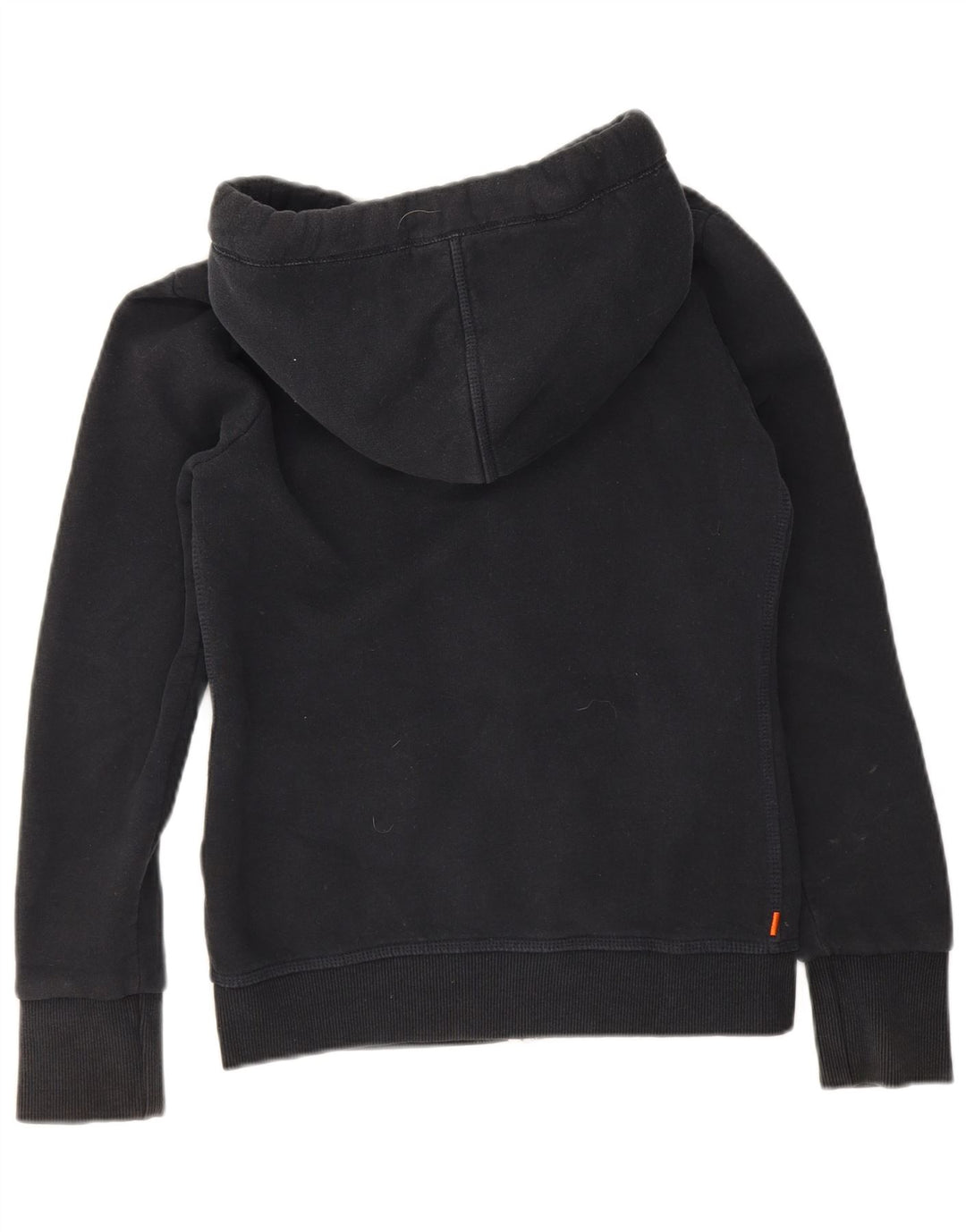 Superdry Mens Zip Hoodie Sweater Small Navy Blue Cotton