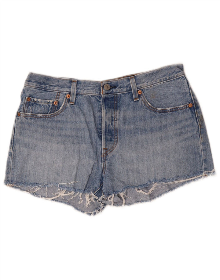 LEVI'S Womens 501 Denim Shorts W29 Medium Blue Cotton