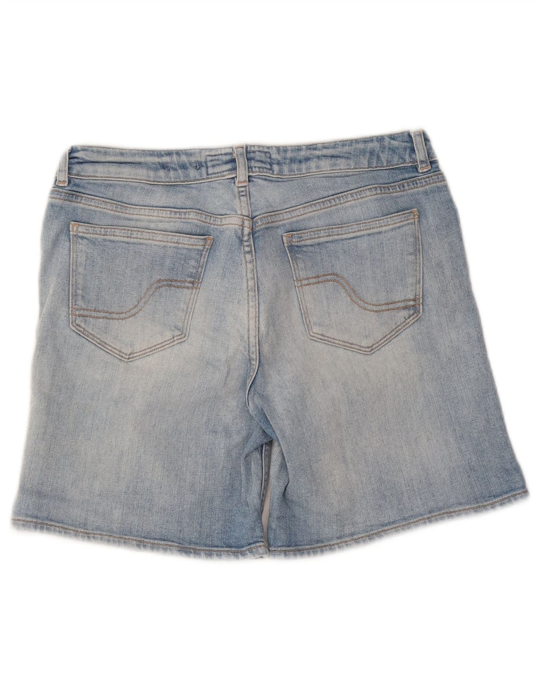 Fat Face Womens Denim Shorts UK 8 Small W30 Blue Cotton
