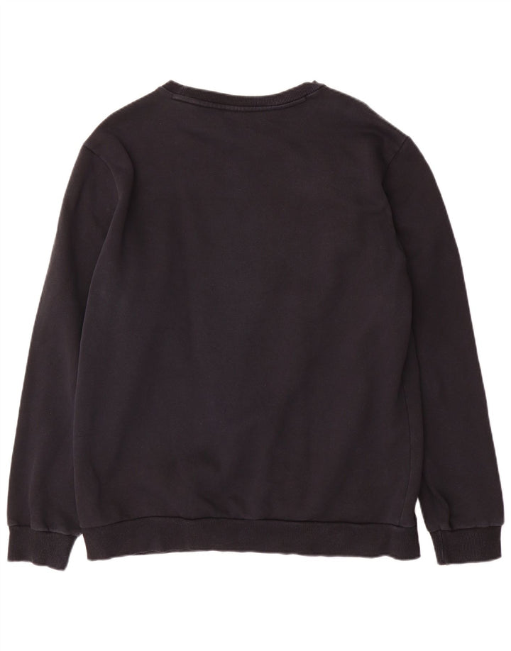 Puma Mens Graphic Sweatshirt Jumper Large Black
