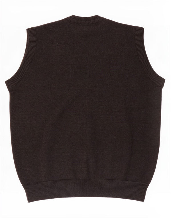 Dardano Mens Vest Tank Top IT 52 Large Grey Acrylic
