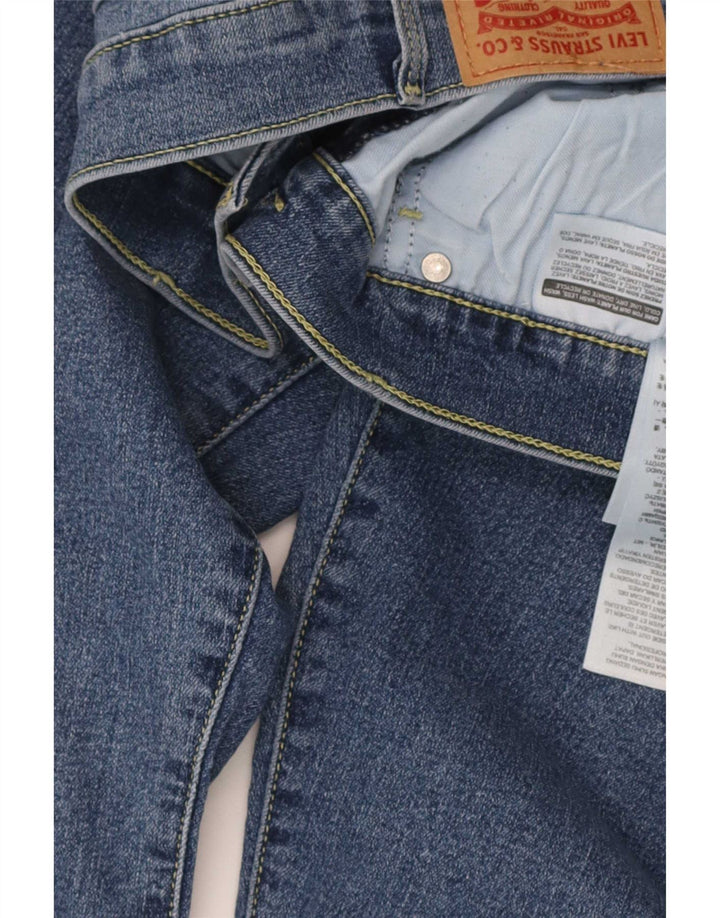 Levi's Womens Skinny Jeans W34 L32 Blue Cotton