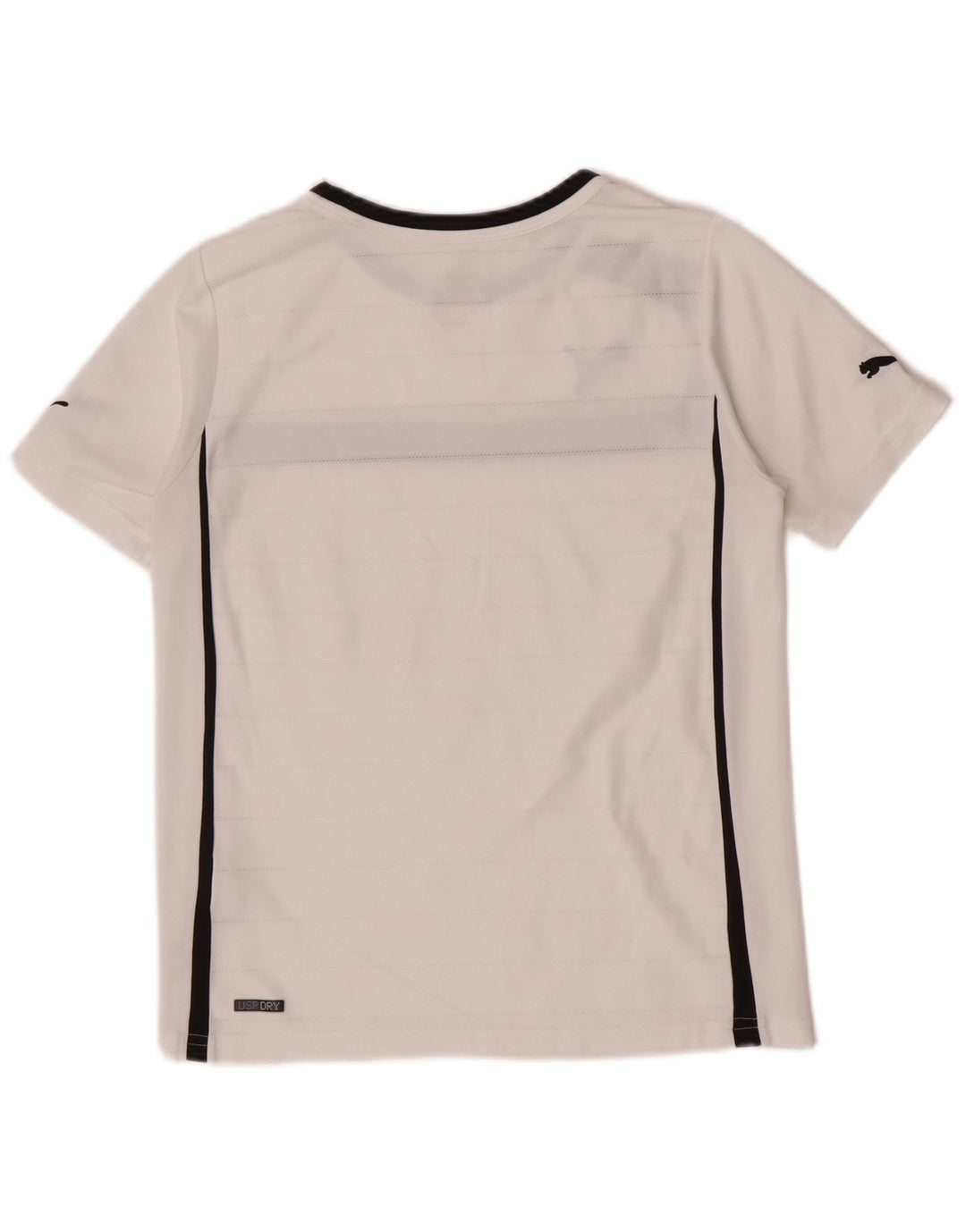 Puma Boys Regular Graphic T-Shirt Top 11-12 Years White Colourblock