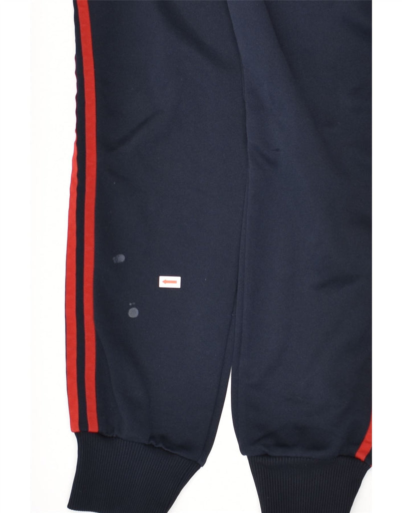 ADIDAS Womens Tracksuit Trousers Joggers UK 10 Small  Navy Blue Polyester | Vintage Adidas | Thrift | Second-Hand Adidas | Used Clothing | Messina Hembry 