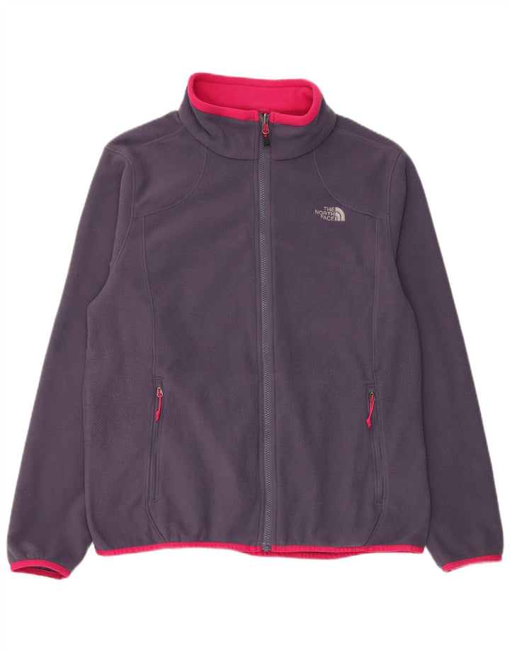 The North Face Womens Fleece Jacket UK 18 XL Purple Polyester