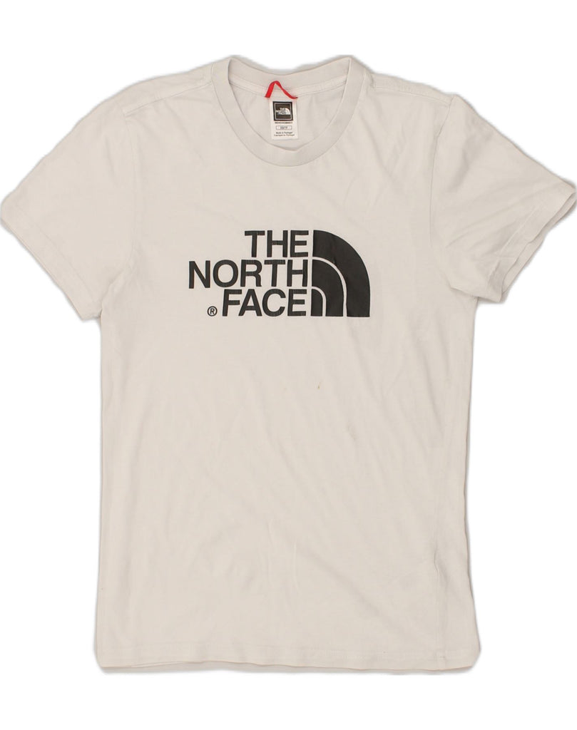 THE NORTH FACE Mens Graphic T-Shirt Top XS Off White Cotton | Vintage The North Face | Thrift | Second-Hand The North Face | Used Clothing | Messina Hembry 