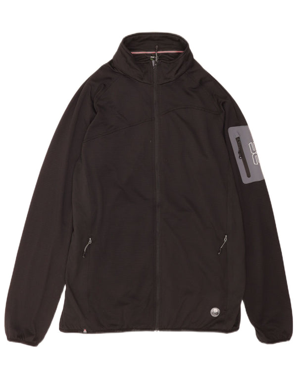 Maul Mens Tracksuit Top Jacket IT 54 XL Black Colourblock Polyester