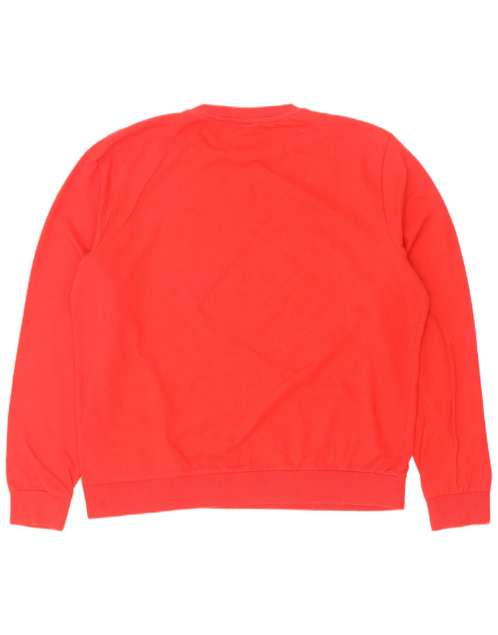 Fila Womens Sweatshirt Jumper UK 18 XL Red Cotton