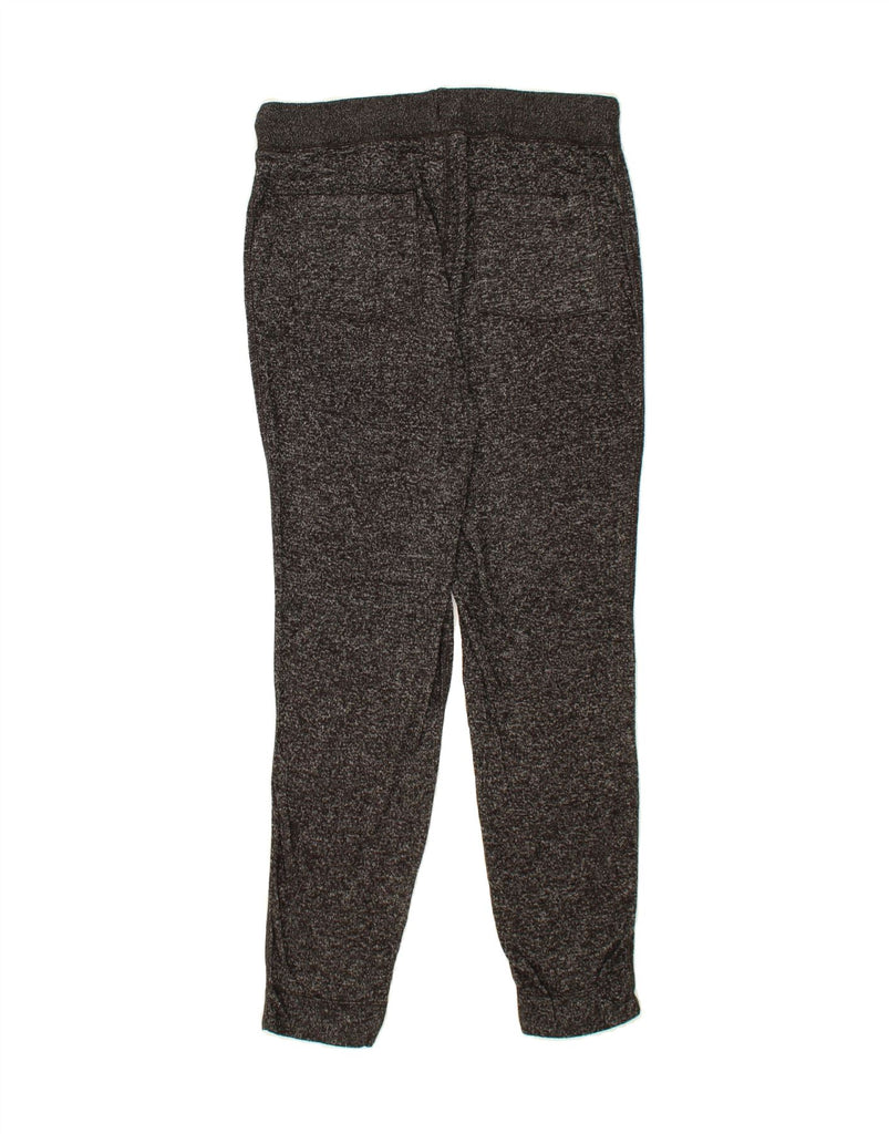 J. CREW Womens Tracksuit Trousers UK 14 Medium  Black Flecked Cotton Vintage J. Crew and Second-Hand J. Crew from Messina Hembry 