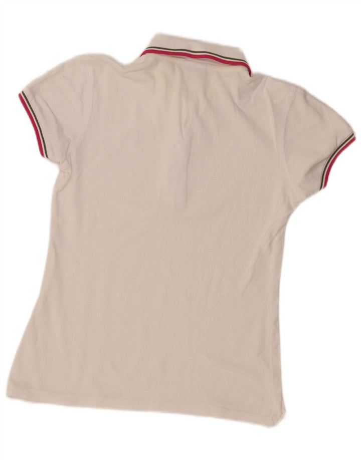 Diadora Womens Polo Shirt UK 10 Small White