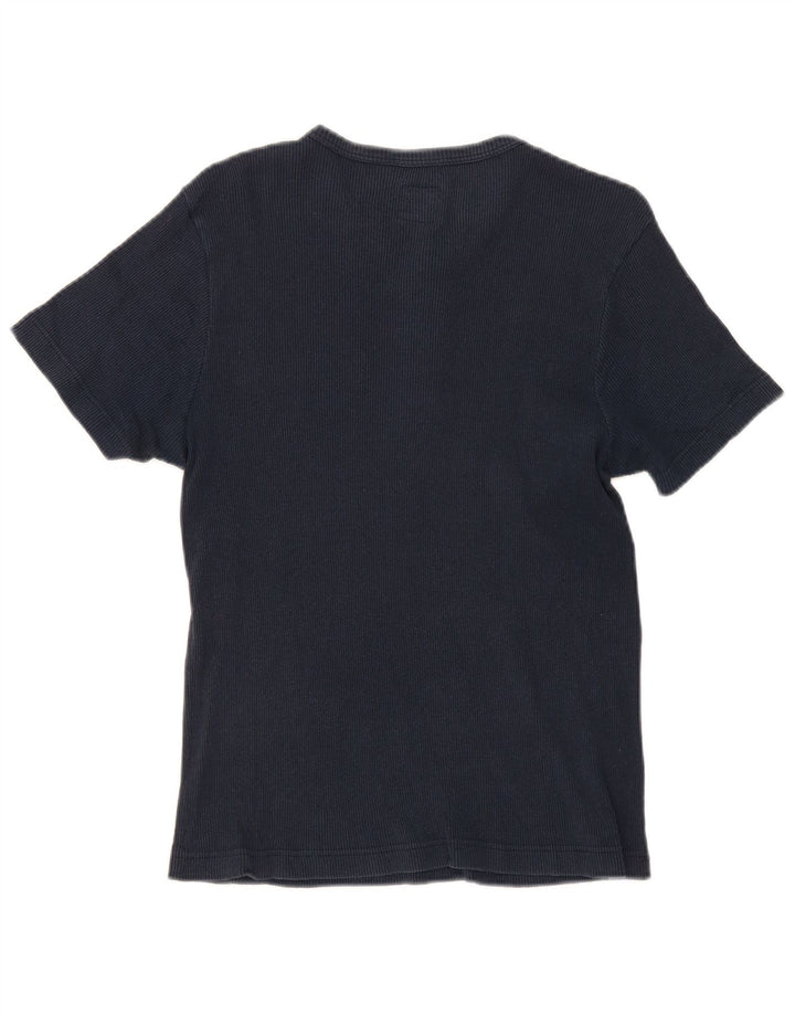 Levi's Womens T-Shirt Top UK 14 Large Navy Blue