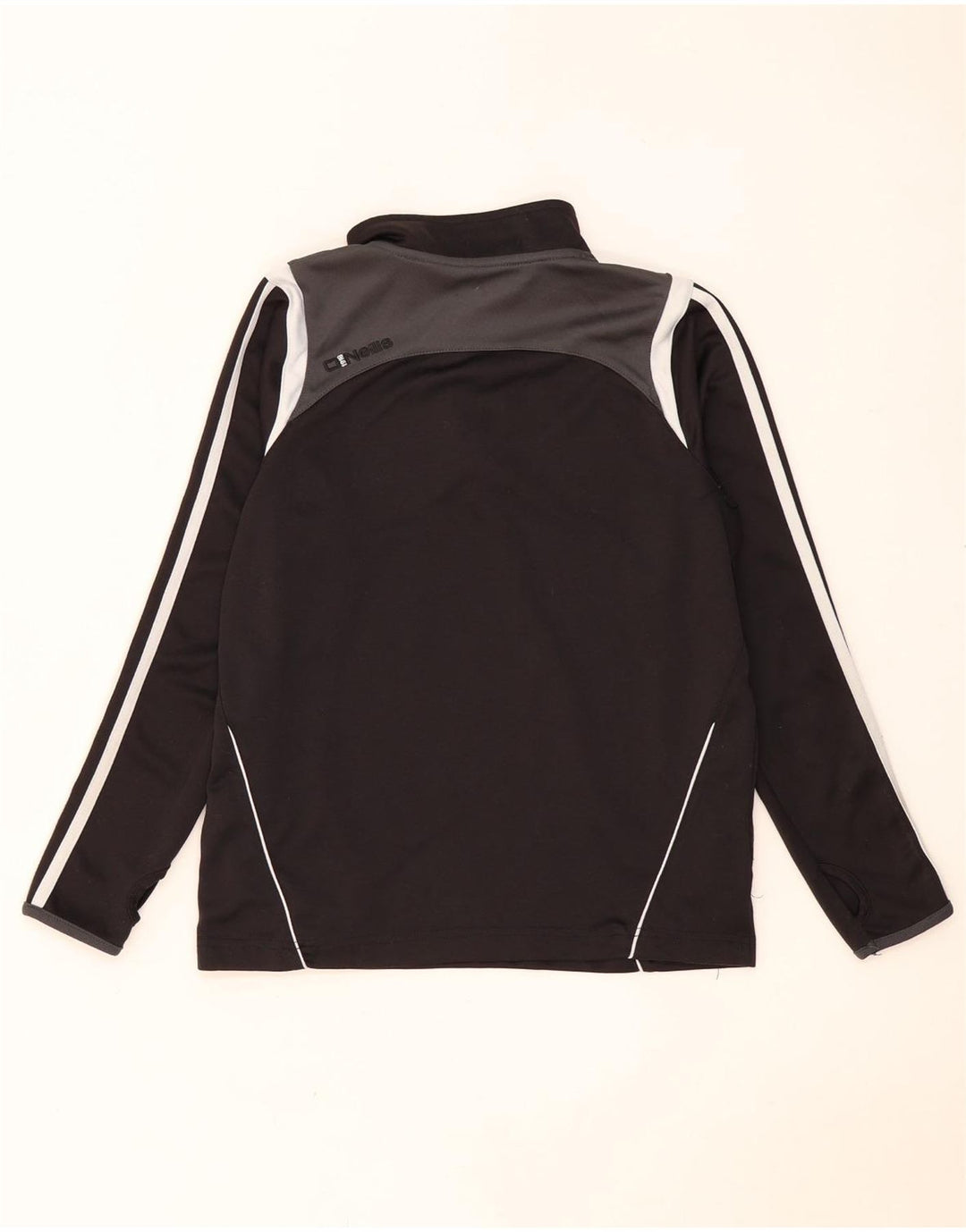 O'Neills Boys Zip Neck Pullover Tracksuit Top 12-13 Years Black Colourblock