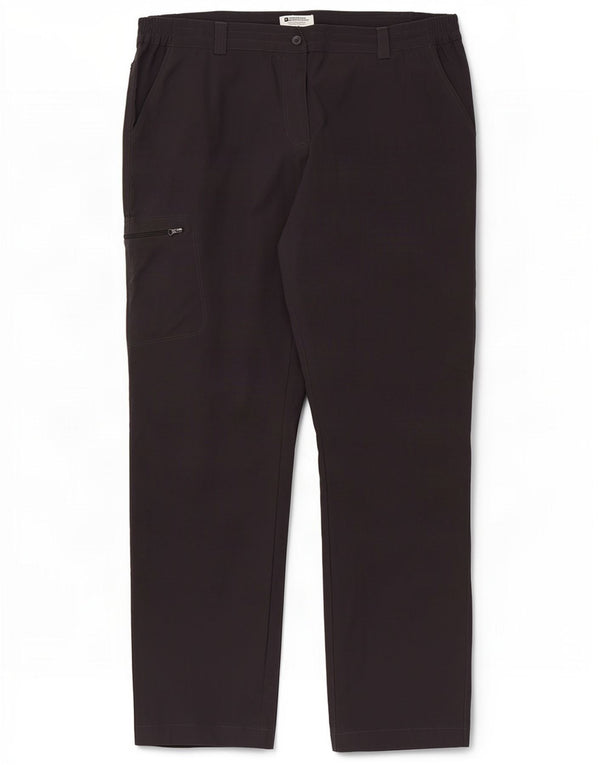 Mountain Warehouse Womens Straight Cargo Trousers UK 16 Large W36 L30 Grey