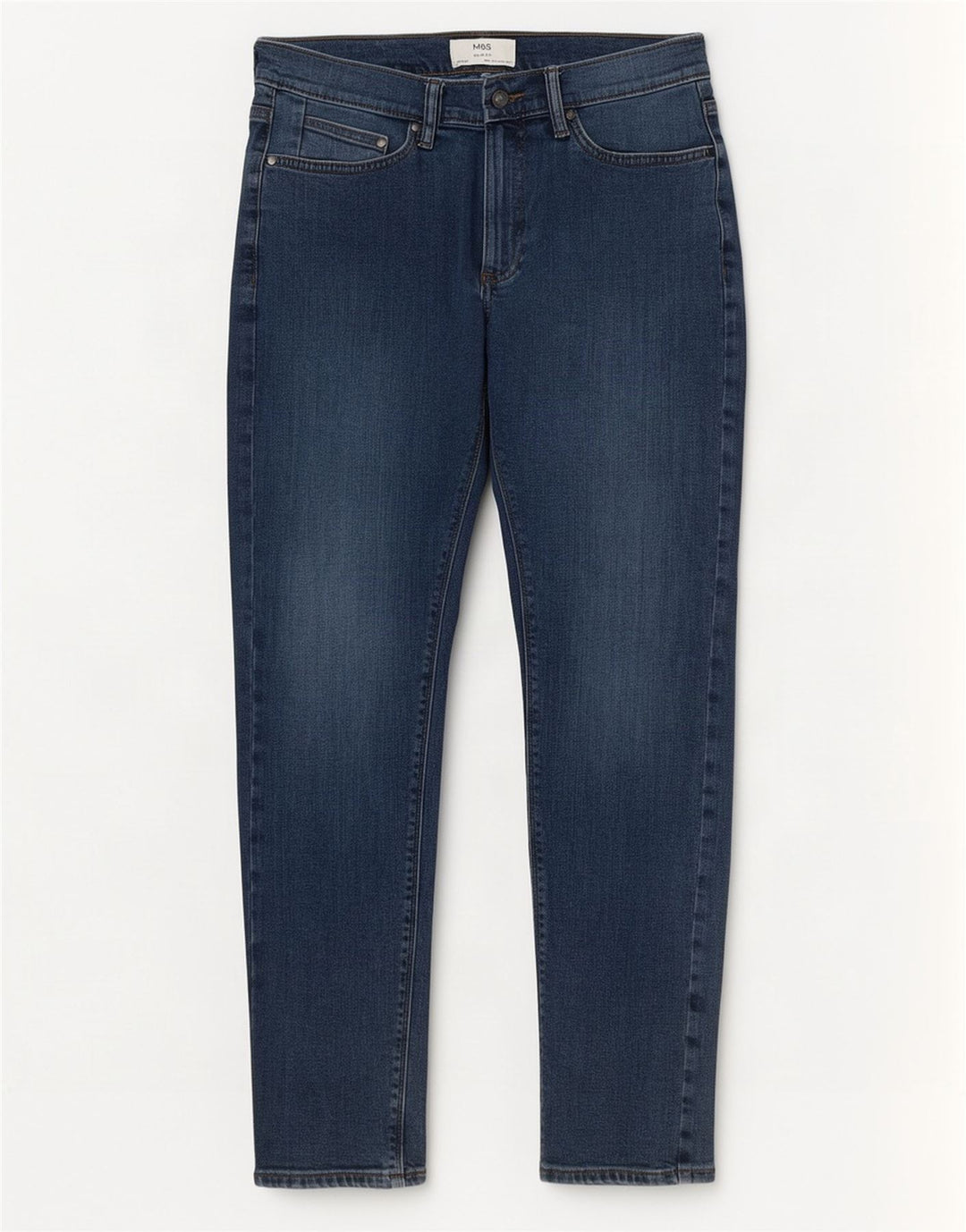 Marks & Spencer Womens Slim Jeans W30 L31 Blue Cotton