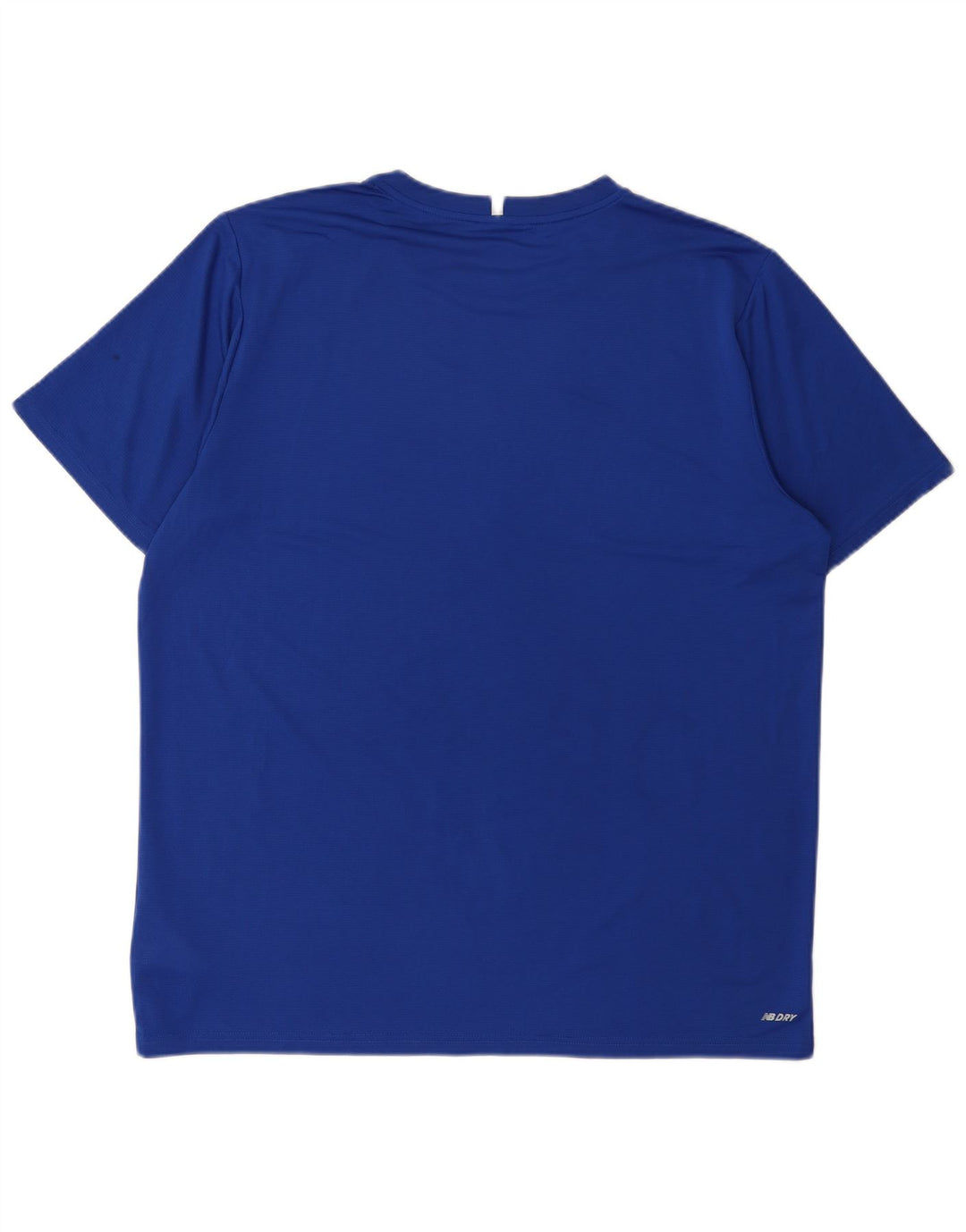 NEW BALANCE Mens T-Shirt Top XL Blue Polyester