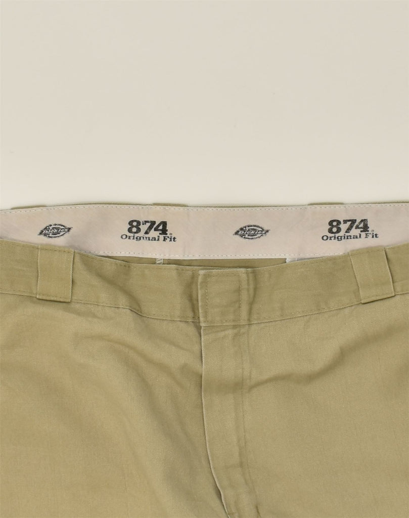 DICKIES Mens Loose Fit Chino Trousers W40 L27 Beige Cotton | Vintage Dickies | Thrift | Second-Hand Dickies | Used Clothing | Messina Hembry 