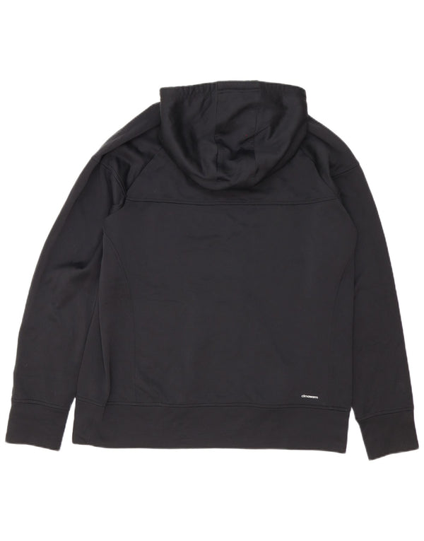 Adidas Mens Hoodie Jumper XL Black Polyester