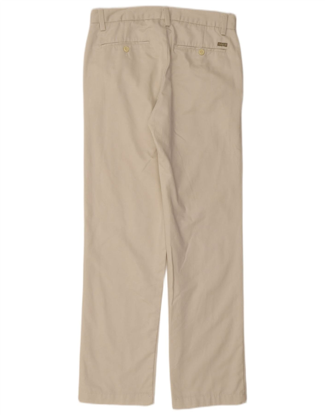 IZOD Mens Slim Fit Chino Trousers W30 L32 Beige