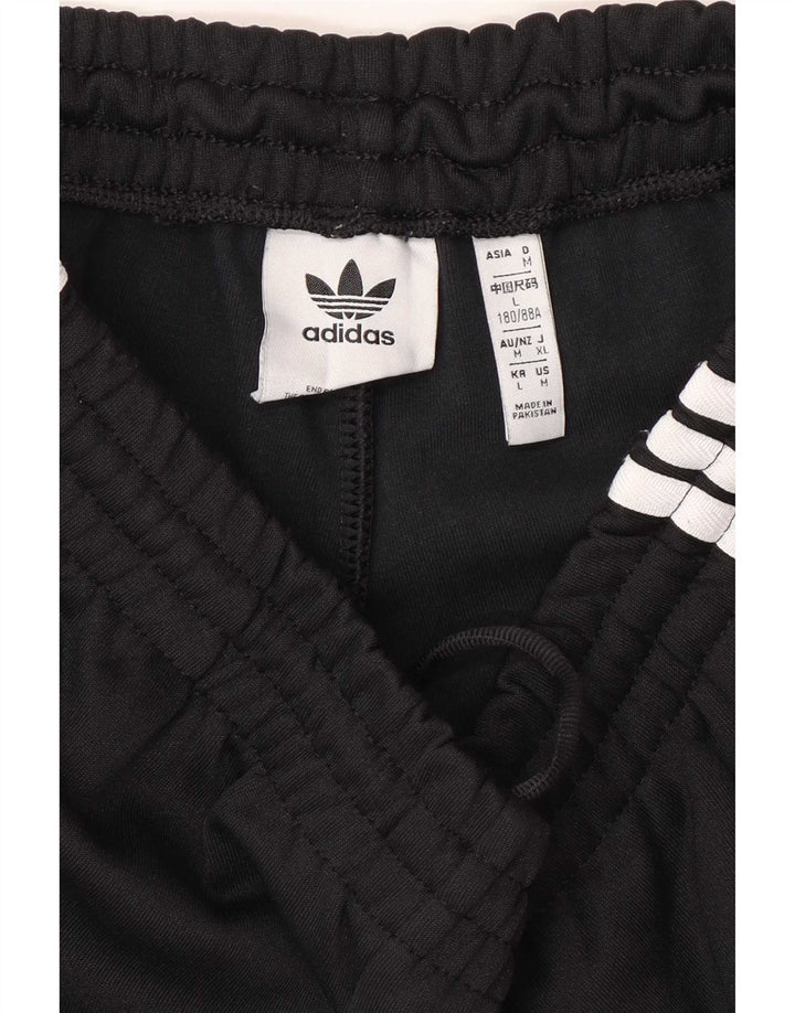 Adidas Mens Tracksuit Trousers Joggers Large Black Polyester