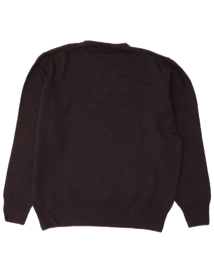 Zara Mens Crew Neck Jumper Sweater XL Black