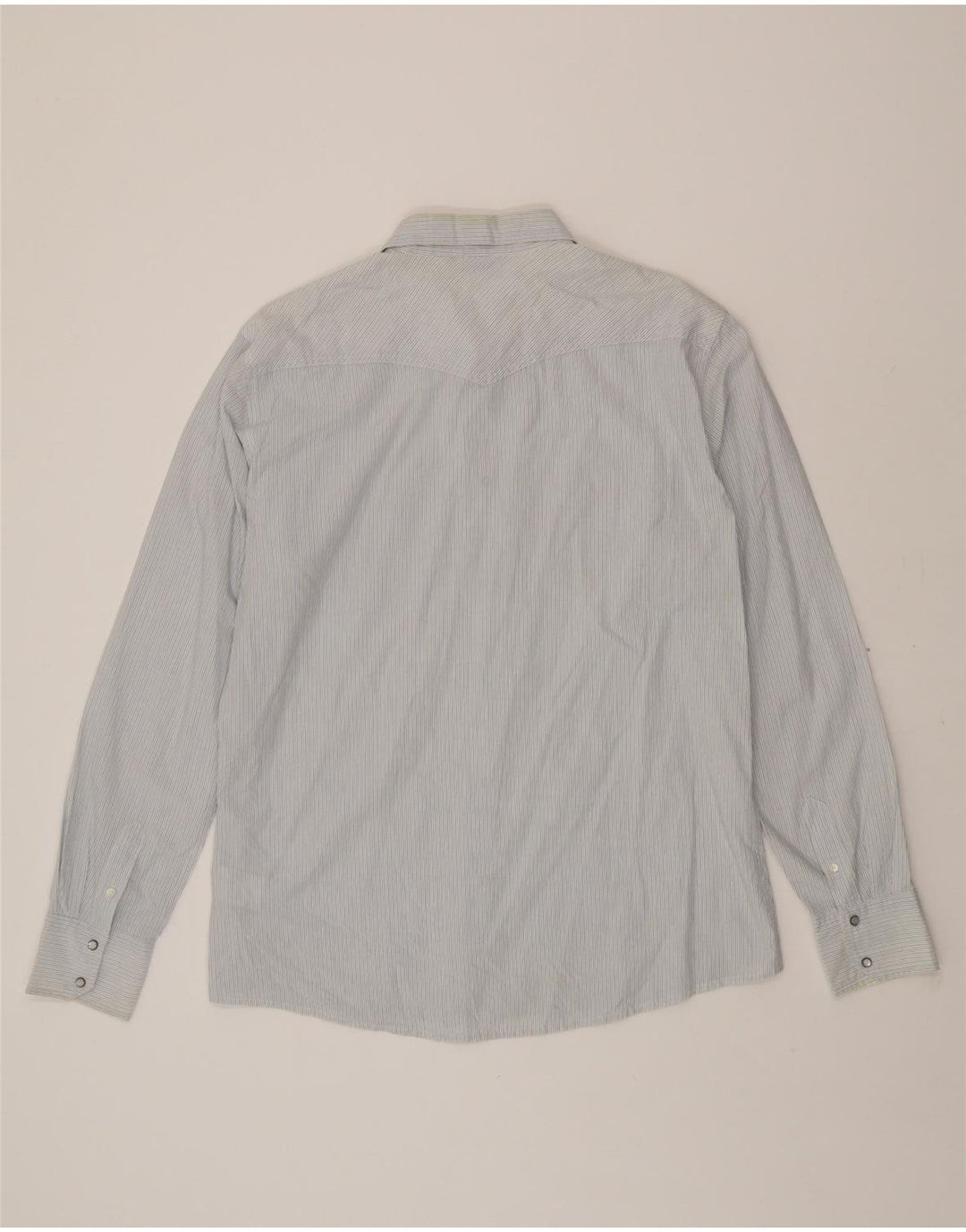 LEE Mens Shirt 2XL Blue Pinstripe Cotton Vintage Lee and Second-Hand Lee from Messina Hembry 