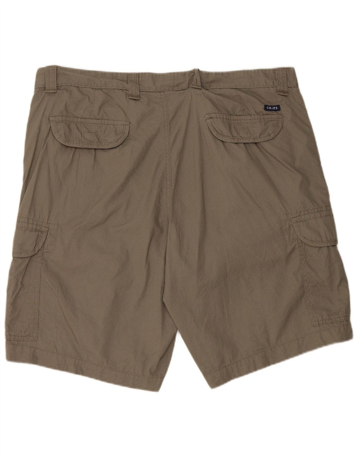 Chaps Mens Cargo Shorts W38 XL Grey Cotton