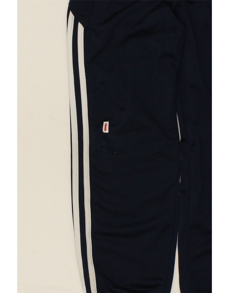 ADIDAS Boys Tracksuit Trousers Joggers 7-8 Years Navy Blue Polyester | Vintage Adidas | Thrift | Second-Hand Adidas | Used Clothing | Messina Hembry 