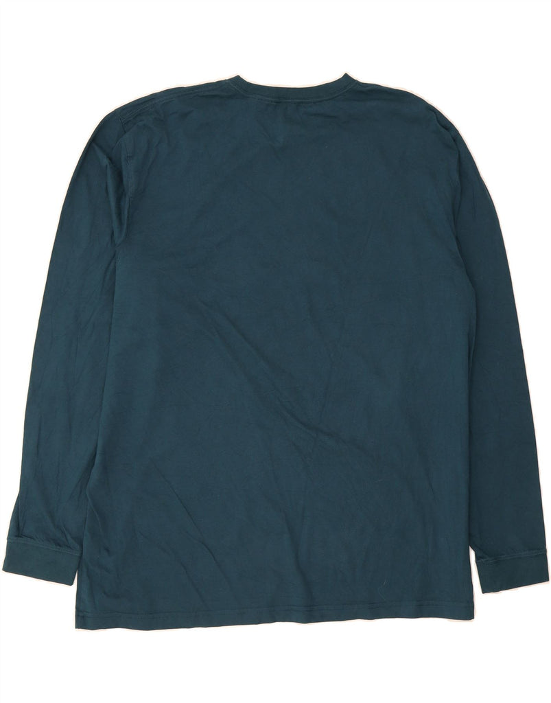 L.L.BEAN Mens Traditional Fit Top Long Sleeve 2XL Green Cotton Vintage L.L.Bean and Second-Hand L.L.Bean from Messina Hembry 