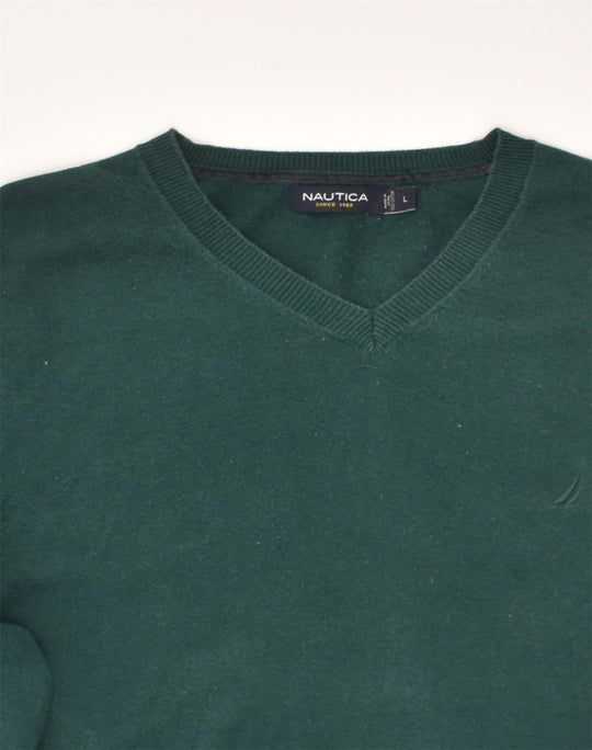 Nautica hot sale green sweater