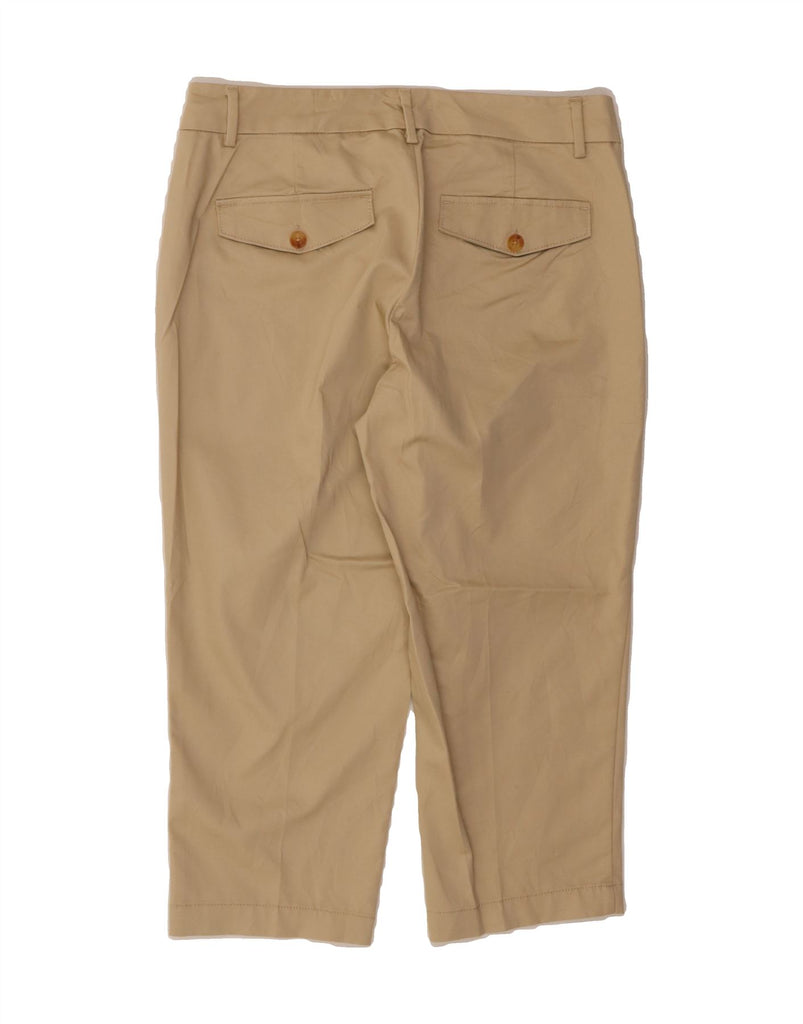 DOCKERS Womens Straight Capri Trousers US 8 Medium W30 L20 Beige Cotton Vintage Dockers and Second-Hand Dockers from Messina Hembry 