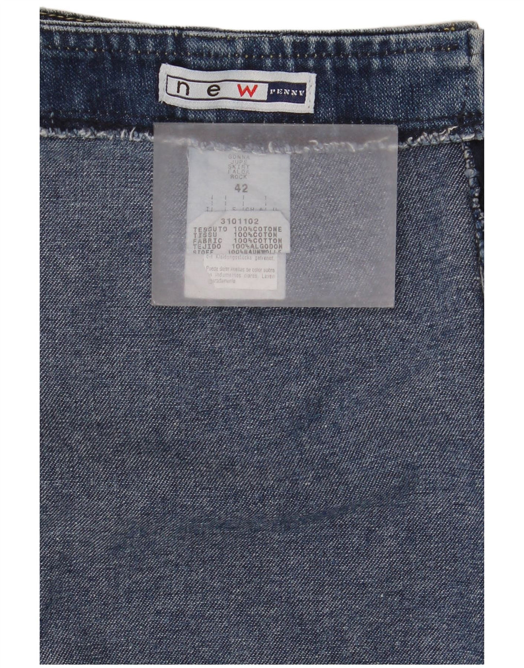 New Penny Womens Denim Skirt Medium W28  Blue Cotton