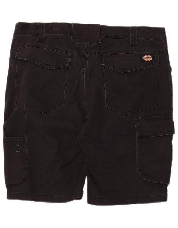 Dickies Mens Cargo Shorts W36 Large Black Cotton