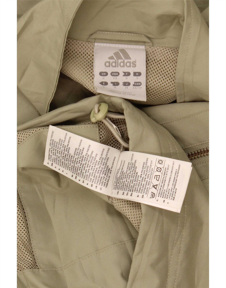 Adidas Mens Bomber Jacket UK 36 Small Green Polyester