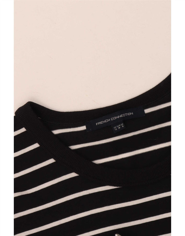 French Connection Womens Sheath Dress UK 12 Medium Navy Blue Nautical