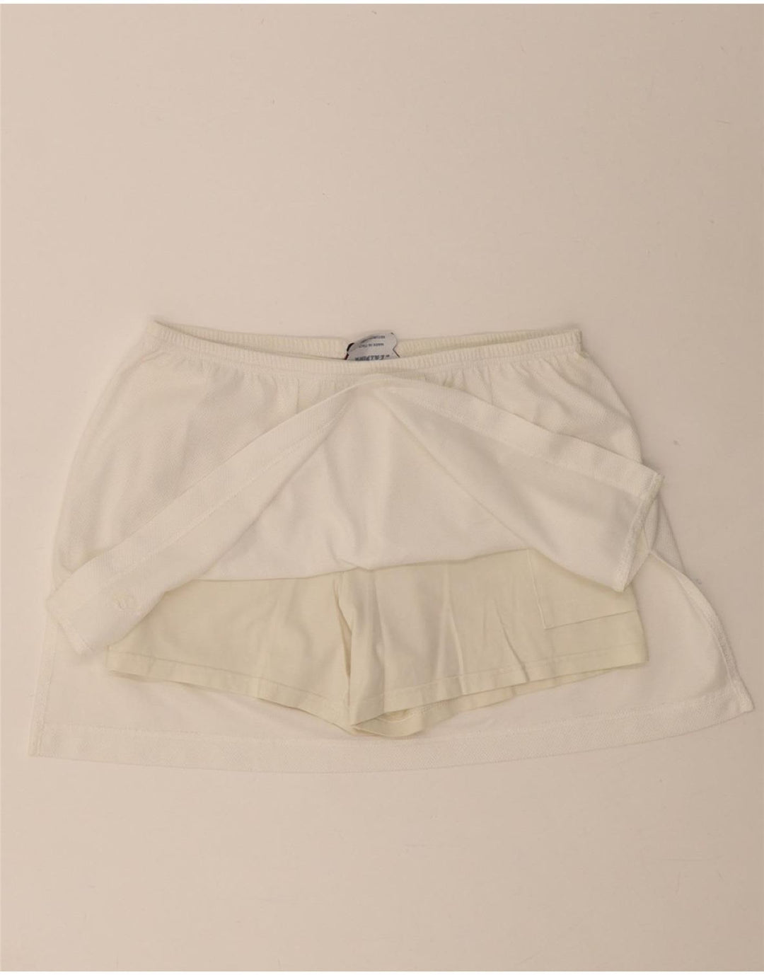AUSTRALIAN L'ALPINA Womens Skort IT 46 Large White Polyester Vintage AUSTRALIAN L'ALPINA and Second-Hand AUSTRALIAN L'ALPINA from Messina Hembry 