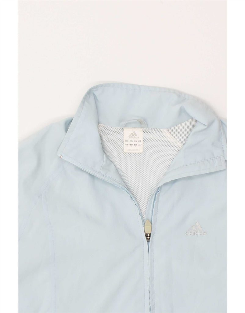 ADIDAS Womens Tracksuit Top Jacket UK 8 Small Blue Polyester Vintage Adidas and Second-Hand Adidas from Messina Hembry 