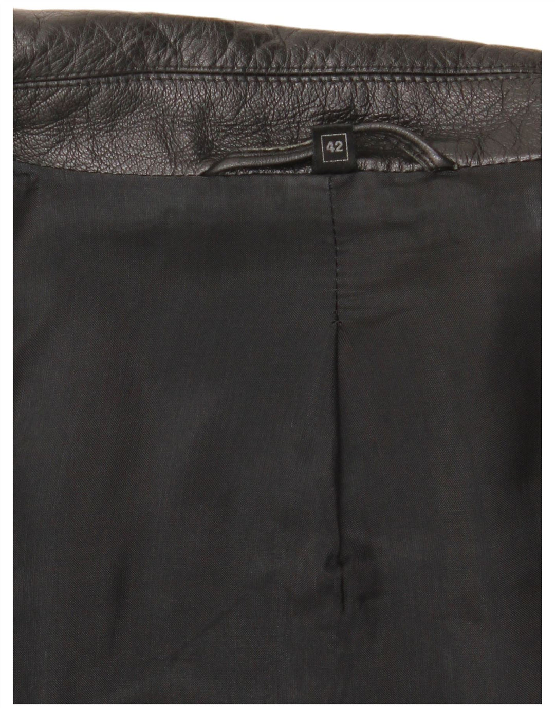 Vintage Womens Leather Jacket EU 42 Large Black