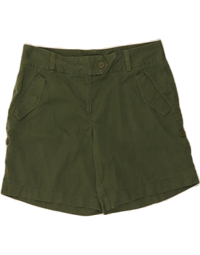 J. CREW Womens City Fit Casual Shorts US 6 Medium W32  Green Cotton Vintage J. Crew and Second-Hand J. Crew from Messina Hembry 