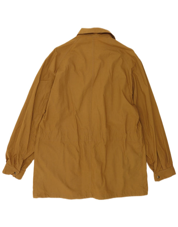 Vintage Mens Utility Jacket UK 38 Medium Beige Cotton